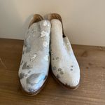 Kaanas Anthropologie  Animal Print Calf Hair Cutout Ankle Boots Size (37) 7 Photo 2