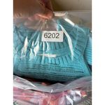 Anthropologie  Jenette Blue Crochet High Neck Halter Top Sweater Knit Tank Med Photo 8