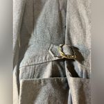 Jessica Simpson Women’s Coat by Gray Belted Jacket, pockets, fully lined, detail Photo 3