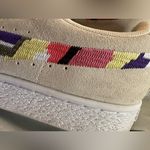 Puma  Suede Lace Up  Womens Beige Sneakers Shoes w/ color blocking sz 8.5 Photo 5