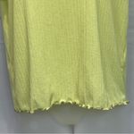 Madewell Sheer Summer Baby Tee Key Lime Green Short Sleeve Tee Size L Photo 5