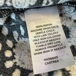 BP  Womens 2X Bandana Print Shorts Elastic Waist Casual Comfy‎ Black White Photo 1