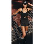 Free People  Movement Black Righteous Runsie One Piece Athletic Comfortable Med Photo 1