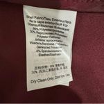 DKNY Womens Foundations Open Front Blazer 3/4 Sleeves Cabernet Red NWT Small Photo 10