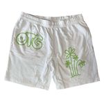 OTG OFF THE GRID 100% Cotton White Shorts Unisex Adult Size L NWOT Green Size L Photo 0
