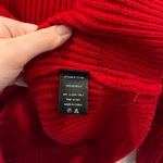 ASTR The Label Red Cutout Oversized Knit Sweater Photo 6