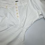 J.Crew Pleated Button Front Pant In Chino Women’s Size 6 White Photo 4