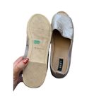 DKNY Metallic Leather Platform Espadrilles Sandals Size 10 Photo 1