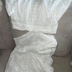 Olivaceous White Dress Photo 1