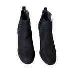 Dominique Nicole Womens Black Presley Ankle Boots Size 7M Lace Detail Faux Suede Photo 2