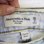 Abercrombie & Fitch Curve Love The Straight Mid Rise Jean Size 26 Photo 2