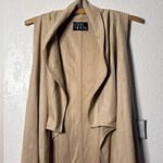 The Moon NWT Suede Fringe Vest Photo 3