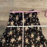 Ann Taylor Floral Maxi Skirt in Black Beige Size 8 NWT Vintage Photo 10