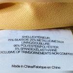 Tory Burch Opalina Metallic Thread Marigold Floral Print Silk Ruffle Skirt Sz 0 Photo 9