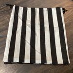 L.A.M.B. Black and White Striped Drawstring Dust Bag Photo 1