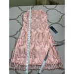 Lulus  Making Magic Blush Pink Fringe Lace-Up Mini Dress, size XS Photo 4