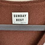 Sunday Best (Aritzia) Brown Cropped Sweater Vest XS | V Photo 1