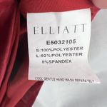 Elliatt Cassini Dress One Shoulder Midi Satin Burgundy Medium New Photo 8