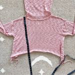 Free People FP Beach Breezy Cowl Neck Crop Knit Long Sleeve Sweater Small Photo 8