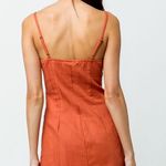 Sky And Sparrow • Mini Dress • Burnt Orange • Small • Large Buttons Photo 2