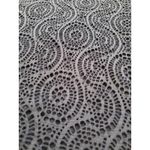 Banana Republic  Shirt Women Small Short Sleeve Blouse Blue Lined Lace Top Photo 4