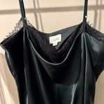 Cami NYC  emerald green silk body suit with black lace | S Photo 3