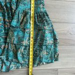 Anthropologie Boemo Green Paisley Long Sleeve Flowy Maxi Dress M Photo 8