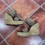 Tory Burch  Leather Ankle Strap Wedge Sandals Size US 10.5 Photo 8