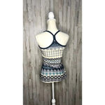 prAna Women's Multicolor Geometric Racerback Tank Top Size Small Yoga Workout Photo 2