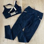 Alala  Sports Bra & Leggings Set Aprhrodite Size S Black Gold Photo 3