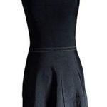 ZARA  Knit Ribbed Mini Dress Size S Black with Criss Cross Back Straps Photo 0