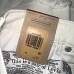 Levi's Levi’s 501 High-Rise Denim Jean Shorts White Photo 2