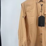 Beretta Womens Shooting Shirt Roll Tab Button Up Long Sleeve Sand Large LD561‎ Tan Photo 5