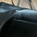 Tory Burch  Black Leather Tote Large Shimmery Photo 7