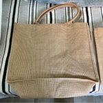 Jute Tan Tote Bag Rafia Set of 2 Beach Picnic Travel Cottagecore Casual Totes‎ Brown Photo 2