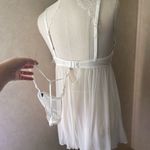 NEW Cassandra intimates lingerie padded white blue night gown sexy large Photo 4