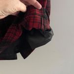 Eddie Bauer Red Black Tartan Plaid Wool Skirt 90s Holiday Preppy Academia Size 2 Photo 8