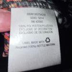 Attention ‎ orange, blue & white long sleeve dress medium Photo 5