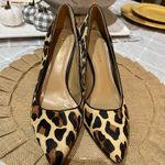 BCBGeneration  Animal Print Heels Real Cow Hair Sz 8.5 Photo 1
