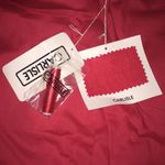 Carlisle Brand New Cropped Red Linen Jacket! Size 2 NWT Photo 6