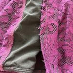 Source Unknown Purple Lace Off Shoulder Ruffle Bell Sleeve Formal Dress Sz XS Photo 3