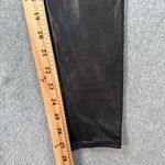 Spanx Faux Leather Black Leggings Skinny Leg Women's Large Photo 4