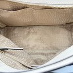 Kate Spade  Laurel Way Hadlee Crossbody Satchel Bag Purse Beige Black Leather‎ Photo 13