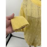 Mango MNG Women Yellow Wool Blend Sweater Size Small Photo 6