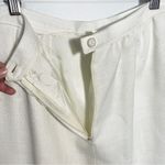Vintage Women's High Waisted Ivory White Knee Length Skirt Size 6 Photo 3