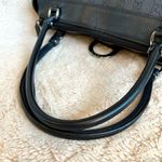 Gucci Abbey Black Denim Canvas Satchel Shoulder Bag Photo 6