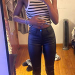 Edikted  Leather Pants Flare Photo 0