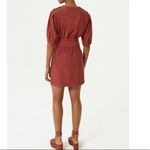 Rebecca Minkoff NWT  JUNO DRESS IN BURNT HENNA NO BELT LARGE Photo 3