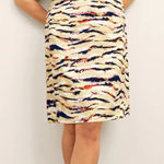 MM.LaFleur The Maaza 2.0 Dress Airy Cotton Mojave Savannah Print Office Career Photo 0