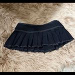 Black Pleated Mini Skirt with Belt Size XS Photo 5